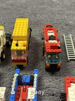 Vintage Lego Land Lot Boats Fire Trucks Helicopter Parts + Mini Figures