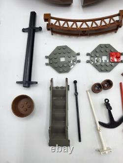 Vintage Lego Parts Lot Pirate Ship Hull Boats Bridge Anchor Tree 1990s Specialty