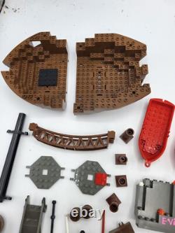 Vintage Lego Parts Lot Pirate Ship Hull Boats Bridge Anchor Tree 1990s Specialty