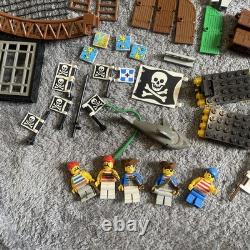 Vintage Lego Pirate Parts Lot Minifigures, Cannons, Boats, Trees, Mast & More