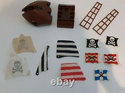 Vintage Lego Pirate Ship Parts Cloth Flags Sails, Other Flags, Boat Parts Ect