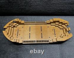 Vintage Lego Pirates 6285 Black Seas Barracuda Mast, Boat Hull, Anchor