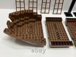 Vintage Lego Pirates 6285 Black Seas Barracuda Mast, Mast Rigging, Boat Hull