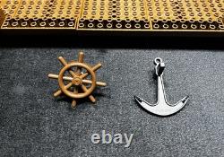 Vintage Lego Pirates 6285 Black Seas Barracuda Mast, Mast Rigging, Boat Hull