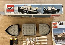 Vintage Lego Set 314 Police Patrol Boat 1976 (MISSING PARTS) See Photos
