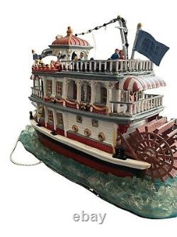 Vintage Lemax Carole Towne River Belle Steamboat Paddlewheel Ship Parts