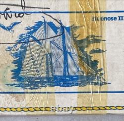Vintage Les Bateaux Leclerc Bluenose II Kit # KLP-70-2 Wood Ship Model Canada