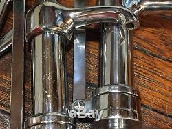 Vintage Lightly Used Perko Galley Hand Pump Chromed Bronze 11 Tall /2 Available