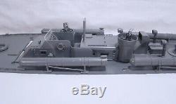 Vintage Lindberg PT 109 US Navy Torpedo Boat 1/32 Scale Model For Parts