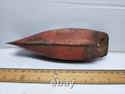 Vintage Lindstrom Tin Litho Toy Boat Hull Parts Or Repair Only