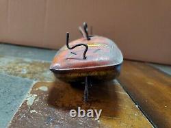 Vintage Lindstrom Wind-up Tin Litho Baby L Toy Boat Made In U. S. A. Parts