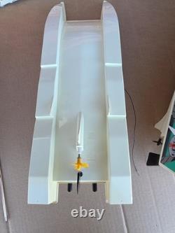 Vintage Lot Nikko RDC-19203 Barracuda Thunder + Tiger RC Boats For Parts