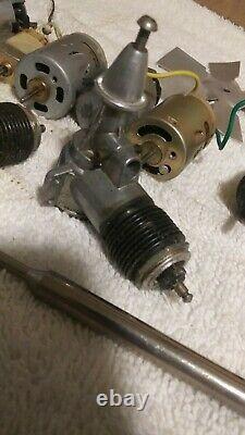 Vintage Lot Of 15 R/c Airplane And Boat Motors / Parts #14