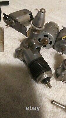 Vintage Lot Of 15 R/c Airplane And Boat Motors / Parts #14