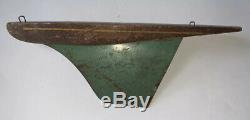Vintage Lot Of 3 Pond Wood Boat Sailboat Handmade With Sail For Parts Or Repair