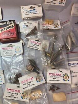 Vintage Lot of 43 New and Open Packages of Assorted Model Parts (see Pictures)