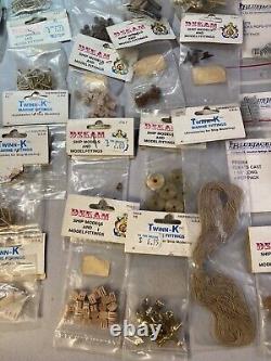 Vintage Lot of 43 New and Open Packages of Assorted Model Parts (see Pictures)