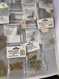 Vintage Lot of 43 New and Open Packages of Assorted Model Parts (see Pictures)