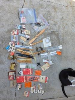 Vintage Lot of 60's gas airplane parts