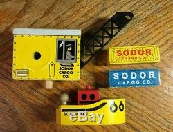 Vintage Lot of Thomas Train SODOR CARGO CO TRAIN PARTS & BAY TUG BOAT