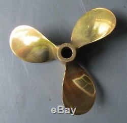 Vintage MICHIGAN Brass / Bronze Outboard PROPELLER # AM 200 NOS