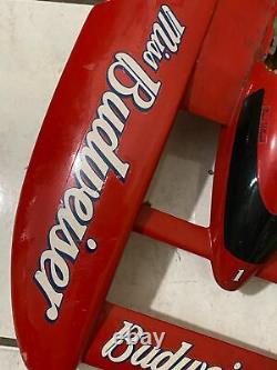 Vintage MISS BUDWEISER Red Remote Control RC Race Boat For Parts or Repair