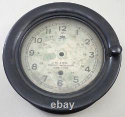Vintage M Low New York Boat Ships Clock Bakelite Case Parts