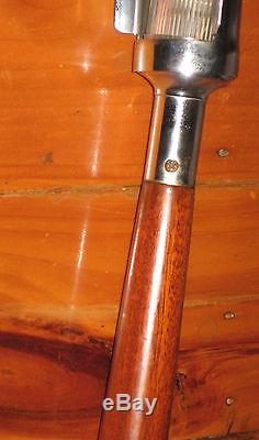 Vintage Mahogany Stern Pole with Mast Light Chris Craft Boat Lamp Flag Pole