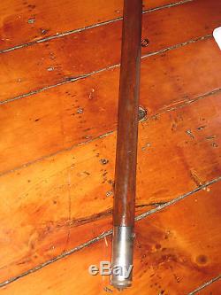 Vintage Mahogany Stern Pole with Mast Light Shepherd RARE! Boat Lamp Flag Pole