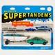 Vintage Majorette 338 Super Tandems 208 Chrysler 180 Sedan, Trailer & Sail Boat