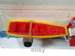 Vintage Majorette 362 Super Tandems Dodge Fire Engine & Boat / Made in France