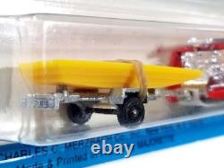Vintage Majorette 362 Super Tandems Dodge Fire Engine & Boat / Made in France