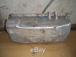 Vintage Marine Boat Inboard 283 Chevy Engine Aluminum Oil Pan Pump Filter Stick