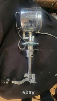 Vintage Marine Boat Spotlight Searchlight Inside Adjustable Boat Parts Crome