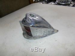 Vintage Marine Bow Light Attwood 8020-01Chrome Boat Part light glass