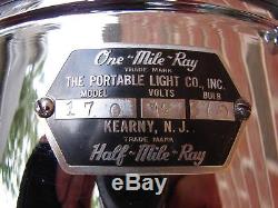 Vintage Marine One Half Mile Ray Spotlight # 170 Cris-craft Century Wood Boat