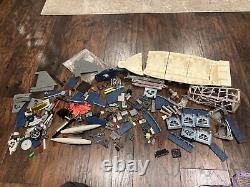 Vintage Mega Bloks Lot Of Pirate Ship, plane And Other Parts And Pieces