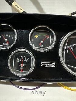 Vintage Mercruiser Marine dash rpm, temp, oil, gauge Mercury boat parts