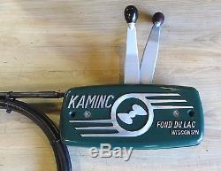 Vintage Mercury Kaminc Kiekhaefer Controller remote control box with 8' cables