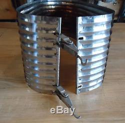 Vintage Mercury Mark 4 cylinder Outboard Stainless & black Wrap cowl