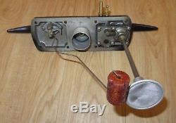 Vintage Mercury Outboard Fuel Pressure Tank Sender, gauge, fuel fitting, handle