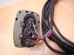 Vintage Mercury Outboard Trim Push Button Switch + Wire Harness 55641 18-22