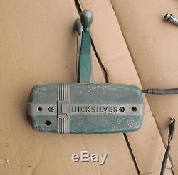 Vintage Mercury Quicksilver Kiekhaefer Outboard Motor Controls'50's Mark 25 30