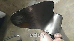 Vintage Mercury Racing outboard 2blade propeller 14.25x26 pitch
