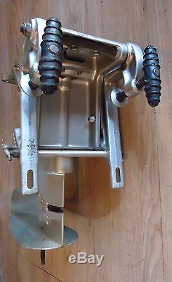 Vintage Mercury outboard racing H Tower steering swivel & transom clamp brackets