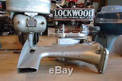 Vintage Mercury outboard racing H Tower with steering pivot & transom clamps