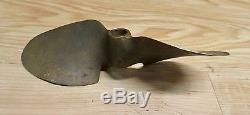 Vintage Michigan Wheel Bronze Hydro Racing Propeller 124 pin drive