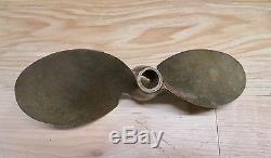 Vintage Michigan Wheel Bronze Hydro Racing Propeller 124 pin drive