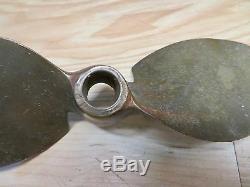 Vintage Michigan Wheel Bronze Hydro Racing Propeller 124 pin drive