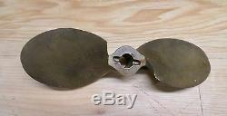 Vintage Michigan Wheel Bronze Hydro Racing Propeller 124 pin drive